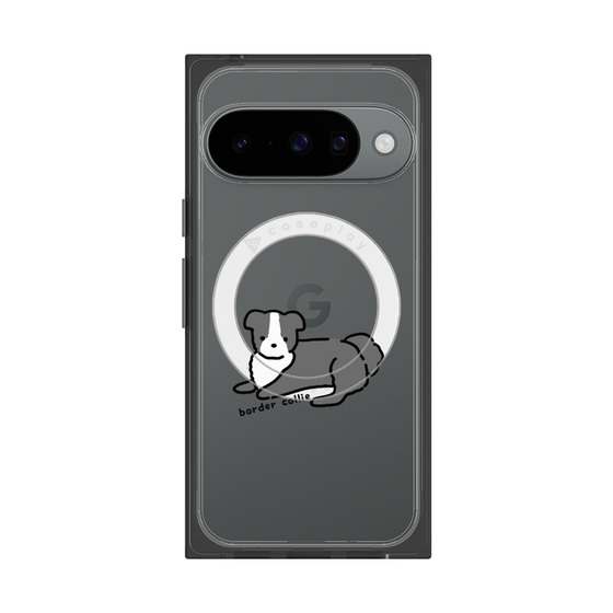 Premium Square Case with Pixelsnap［ Original - CASEPLAY Dog - border collie ］