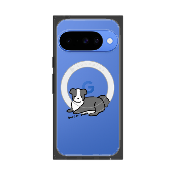 Premium Square Case with Pixelsnap［ Original - CASEPLAY Dog - border collie ］