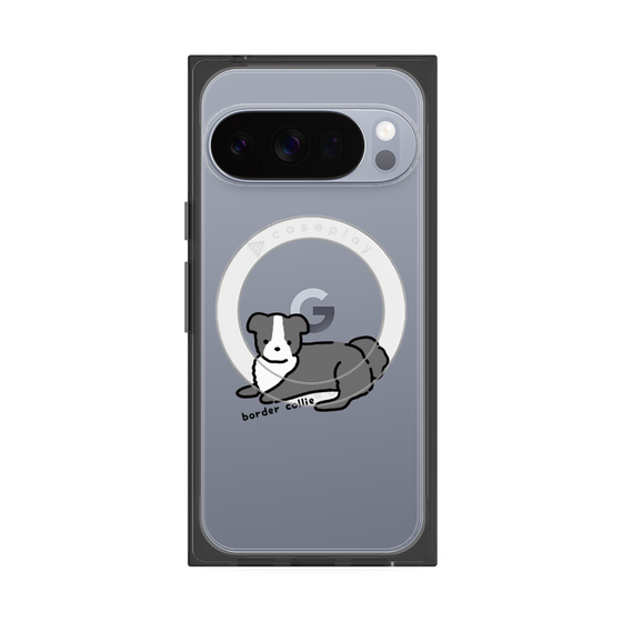 Premium Square Case with Pixelsnap［ Original - CASEPLAY Dog - border collie ］