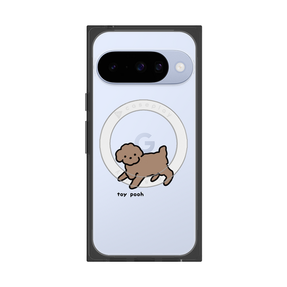Premium Square Case with Pixelsnap［ Original - CASEPLAY Dog - Toy Pooh ］