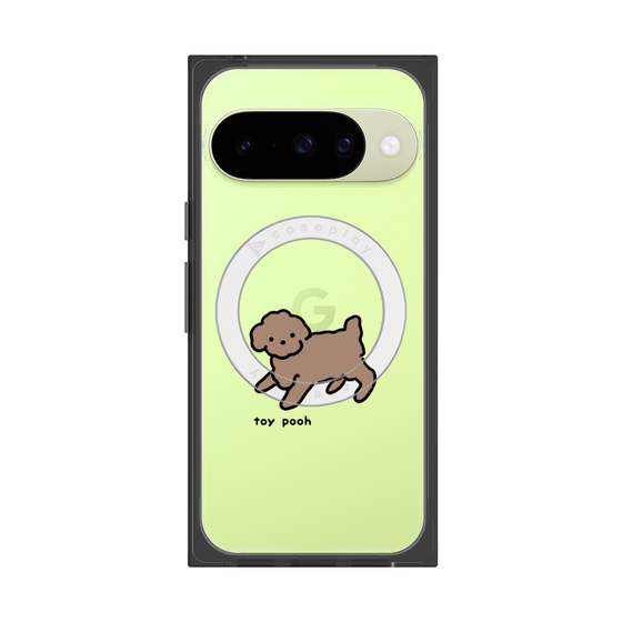 Premium Square Case with Pixelsnap［ Original - CASEPLAY Dog - Toy Pooh ］