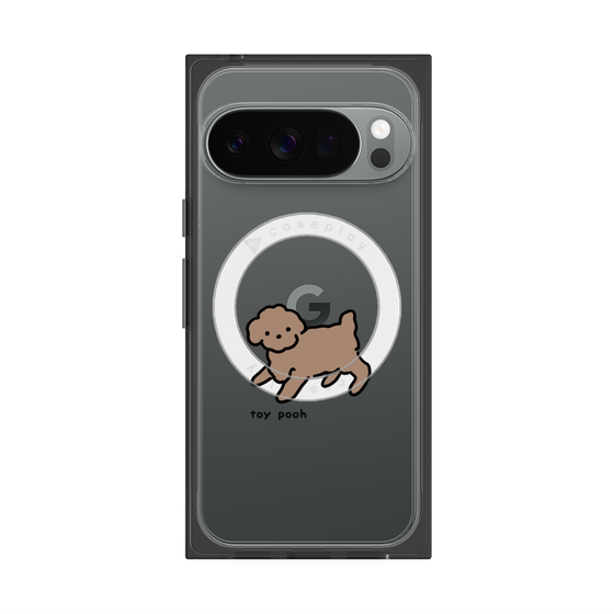 Premium Square Case with Pixelsnap［ Original - CASEPLAY Dog - Toy Pooh ］