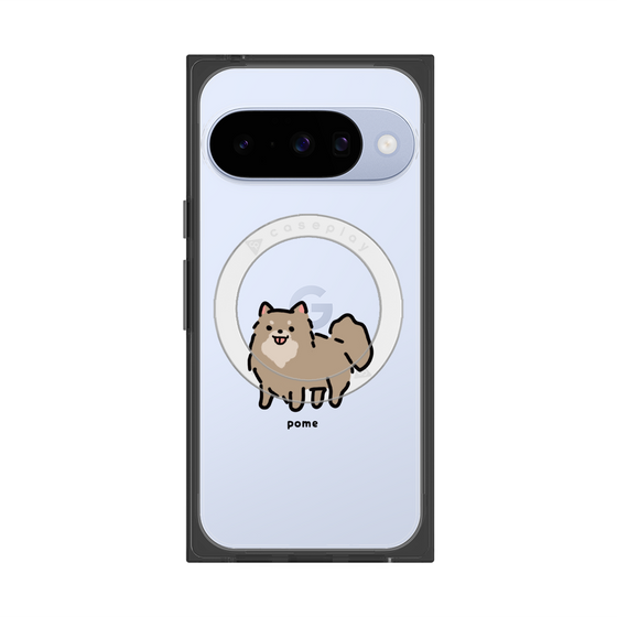Premium Square Case with Pixelsnap［ Original - CASEPLAY Dog - Pome ］