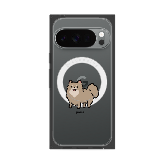 Premium Square Case with Pixelsnap［ Original - CASEPLAY Dog - Pome ］
