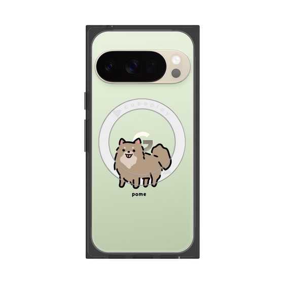 Premium Square Case with Pixelsnap［ Original - CASEPLAY Dog - Pome ］