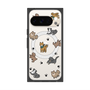 Premium Square Case with Pixelsnap［ Original - CASEPLAY Dog All-over Pattern - color ］