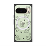Premium Square Case with Pixelsnap［ Original - CASEPLAY Dog All-over Pattern - black ］
