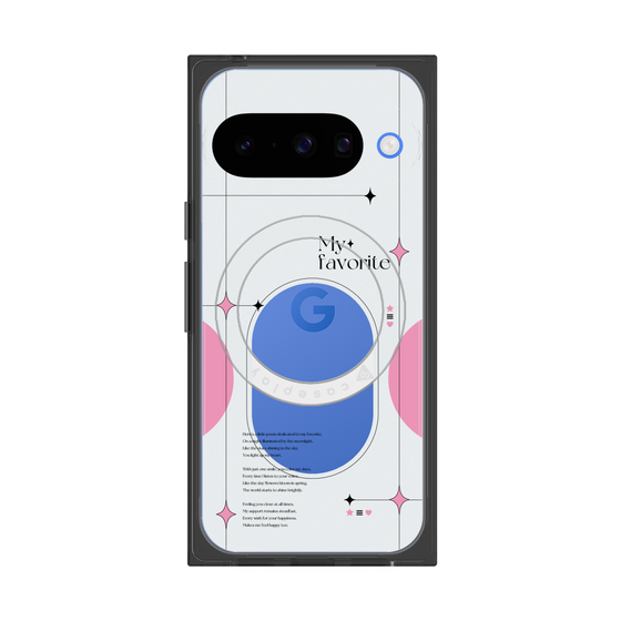 Premium Square Case with Pixelsnap［ Original - Instax Case - Pink ］