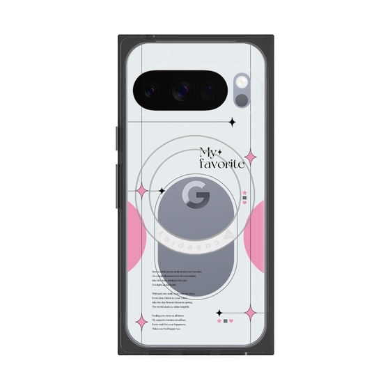 Premium Square Case with Pixelsnap［ Original - Instax Case - Pink ］