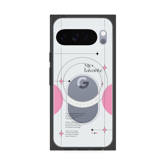 Premium Square Case with Pixelsnap［ Original - Instax Case - Pink ］