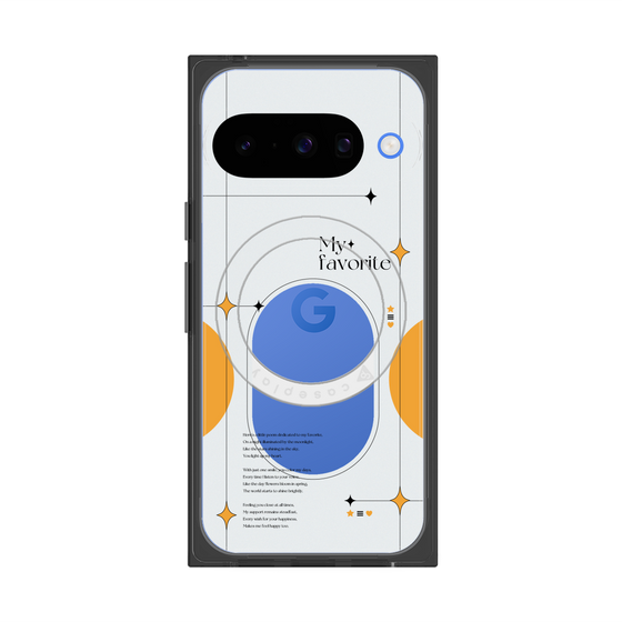 Premium Square Case with Pixelsnap［ Original - Instax Case - Orange ］