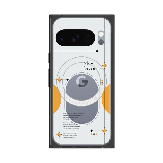 Premium Square Case with Pixelsnap［ Original - Instax Case - Orange ］