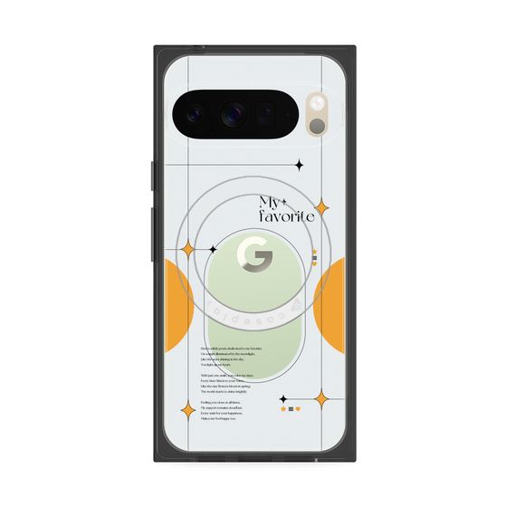 Premium Square Case with Pixelsnap［ Original - Instax Case - Orange ］