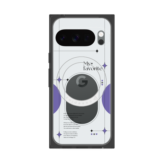 Premium Square Case with Pixelsnap［ Original - Instax Case - Purple ］