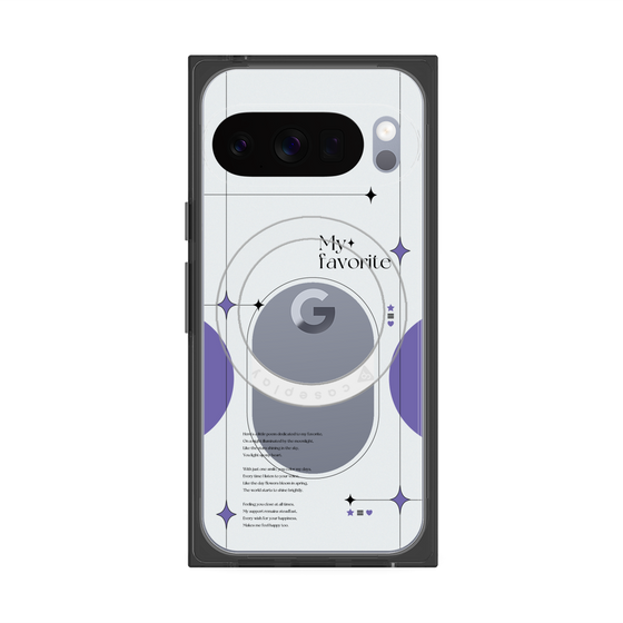 Premium Square Case with Pixelsnap［ Original - Instax Case - Purple ］