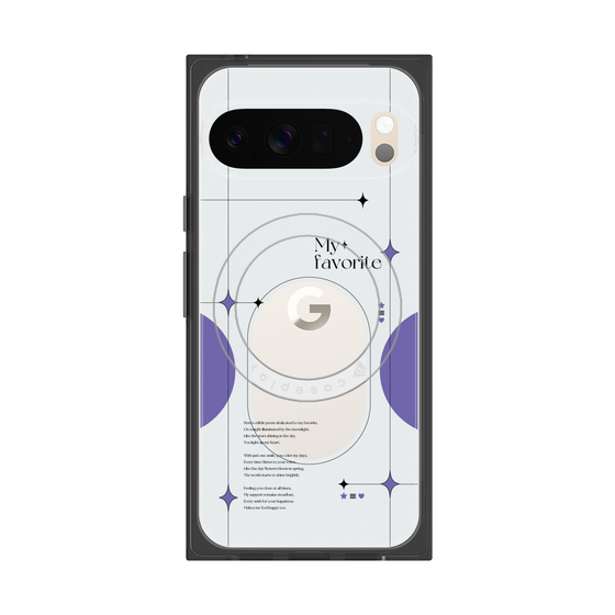 Premium Square Case with Pixelsnap［ Original - Instax Case - Purple ］