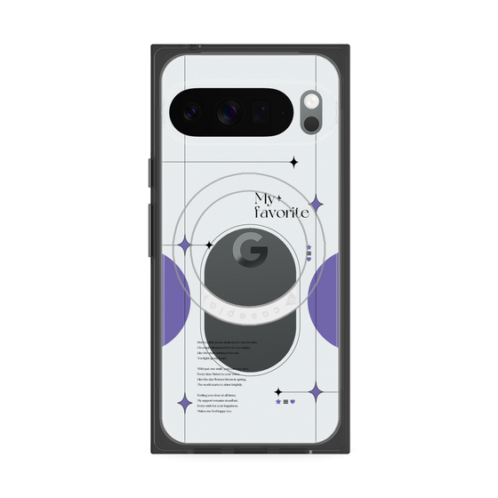 Premium Square Case with Pixelsnap［ Original - Instax Case - Purple ］