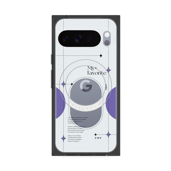 Premium Square Case with Pixelsnap［ Original - Instax Case - Purple ］