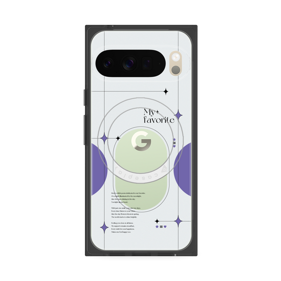 Premium Square Case with Pixelsnap［ Original - Instax Case - Purple ］