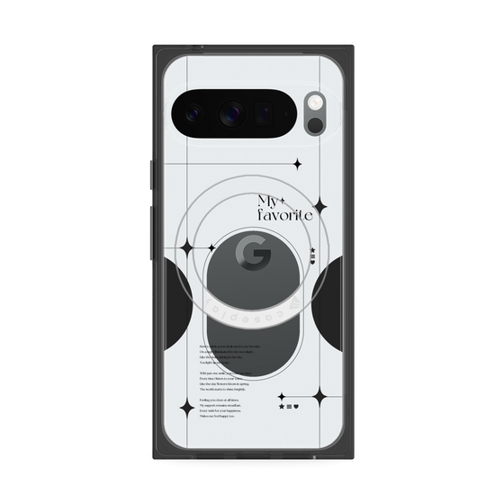 Premium Square Case with Pixelsnap［ Original - Instax Case - Black ］