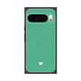Premium Square Case with Pixelsnap［ Original - Favorite Color Heart - Green ］