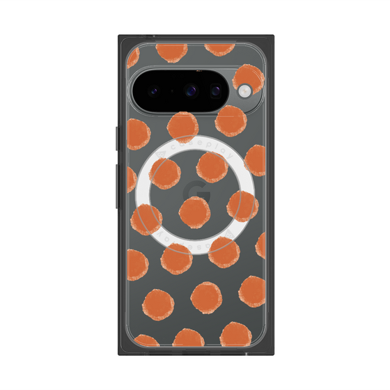 Premium Square Case with Pixelsnap［ Original - Favorite Color Polka Dots - Red ］