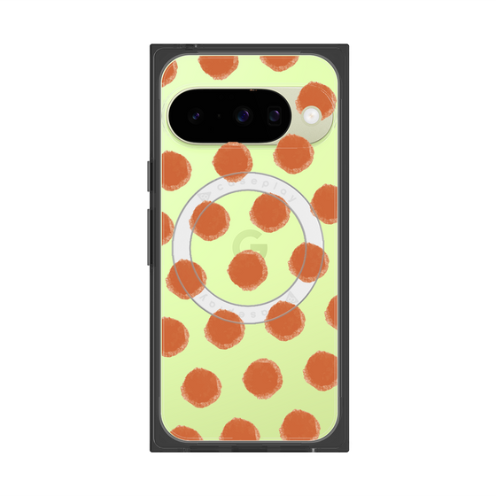 Premium Square Case with Pixelsnap［ Original - Favorite Color Polka Dots - Red ］