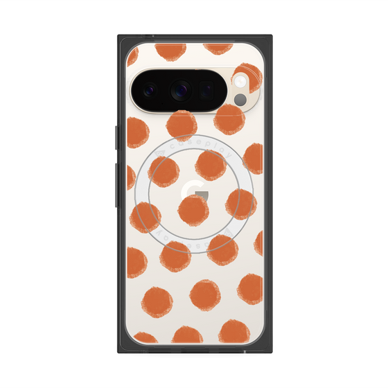 Premium Square Case with Pixelsnap［ Original - Favorite Color Polka Dots - Red ］