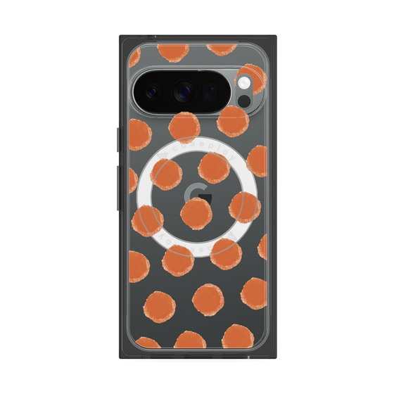 Premium Square Case with Pixelsnap［ Original - Favorite Color Polka Dots - Red ］