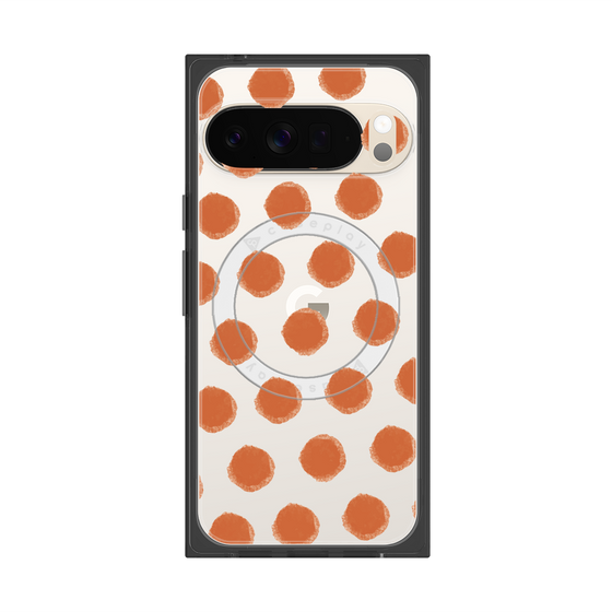 Premium Square Case with Pixelsnap［ Original - Favorite Color Polka Dots - Red ］