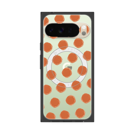 Premium Square Case with Pixelsnap［ Original - Favorite Color Polka Dots - Red ］