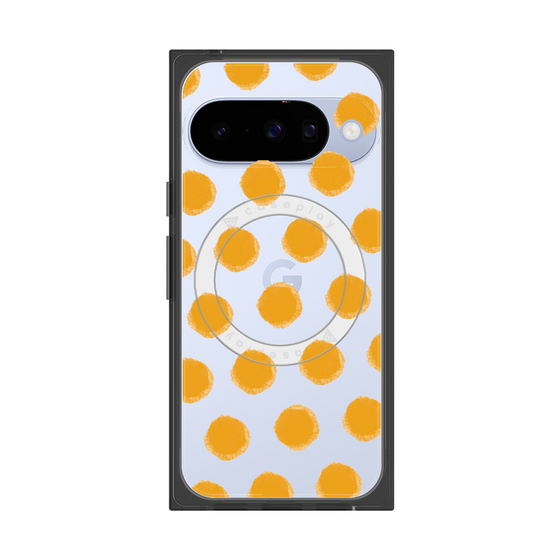 Premium Square Case with Pixelsnap［ Original - Favorite Color Polka Dots - Orange ］