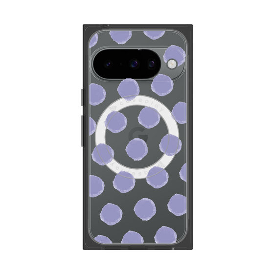 Premium Square Case with Pixelsnap［ Original - Favorite Color Polka Dots - Purple ］