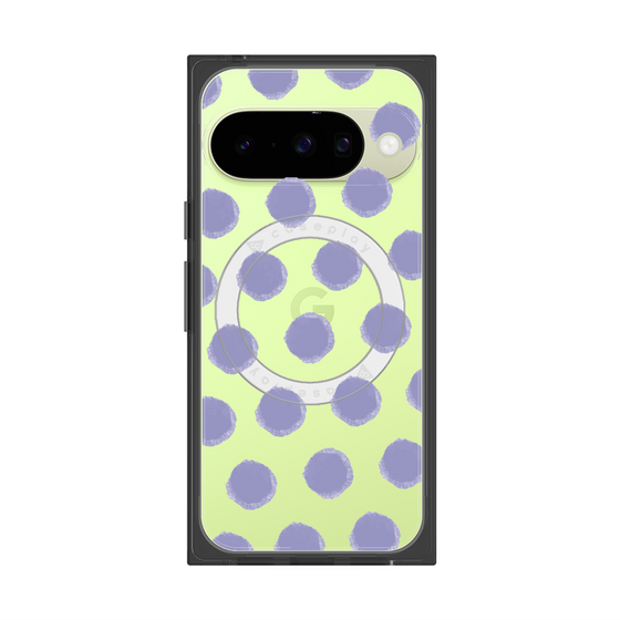 Premium Square Case with Pixelsnap［ Original - Favorite Color Polka Dots - Purple ］