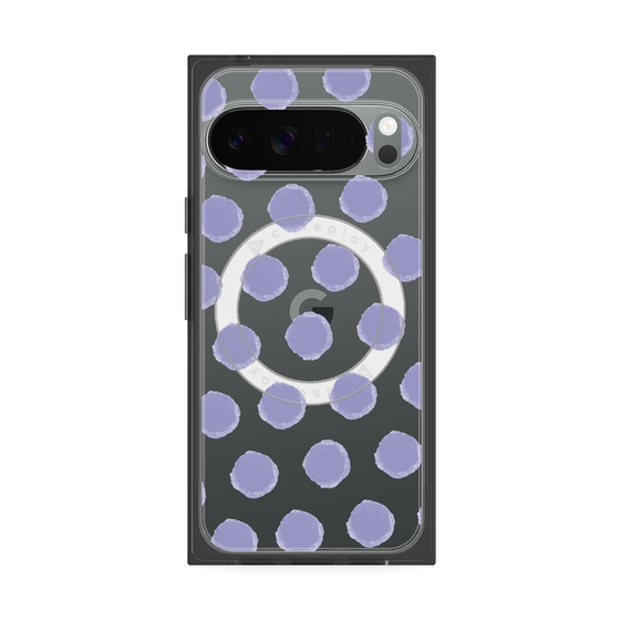 Premium Square Case with Pixelsnap［ Original - Favorite Color Polka Dots - Purple ］