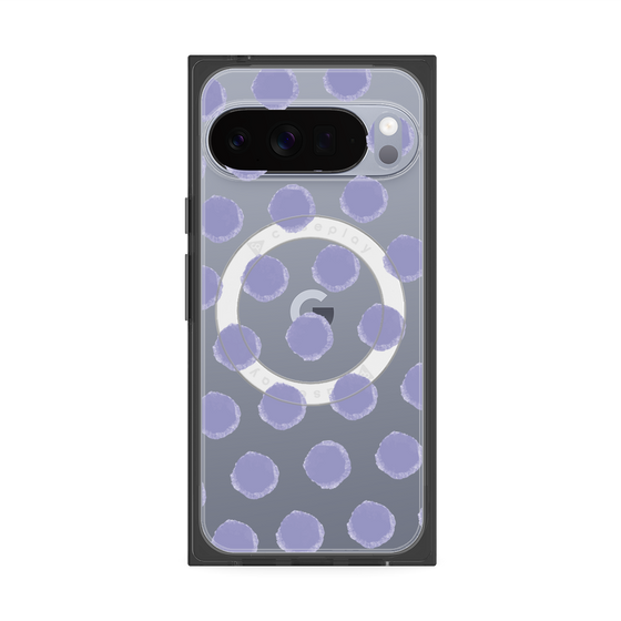 Premium Square Case with Pixelsnap［ Original - Favorite Color Polka Dots - Purple ］