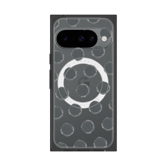 Premium Square Case with Pixelsnap［ Original - Favorite Color Polka Dots - Black ］