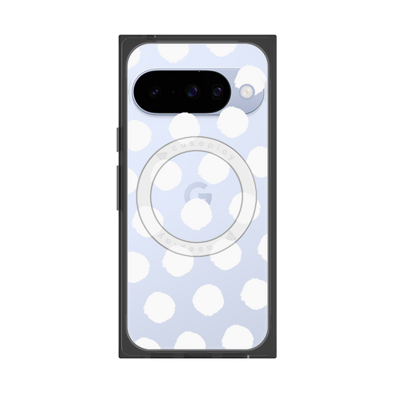 Premium Square Case with Pixelsnap［ Original - Favorite Color Polka Dots - White ］