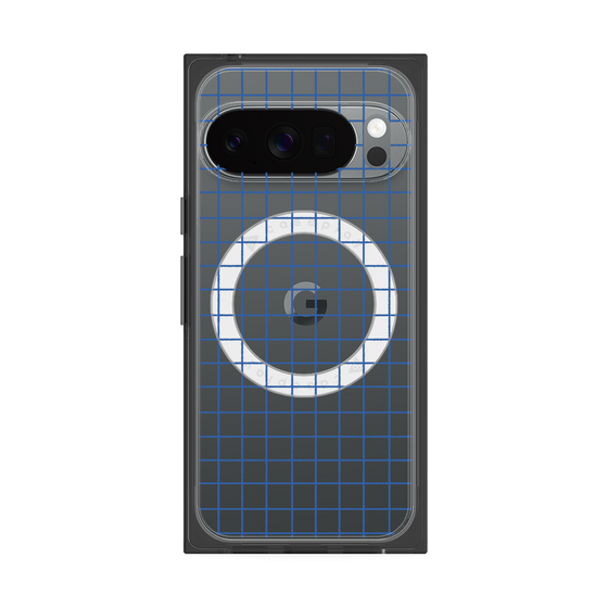 Premium Square Case with Pixelsnap［ Original - Favorite Color Check - Blue ］
