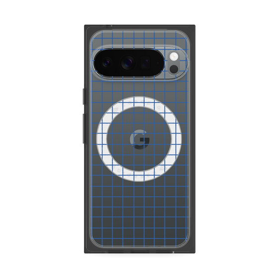 Premium Square Case with Pixelsnap［ Original - Favorite Color Check - Blue ］