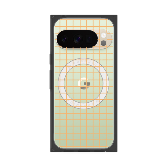 Premium Square Case with Pixelsnap［ Original - Favorite Color Check - Yellow ］