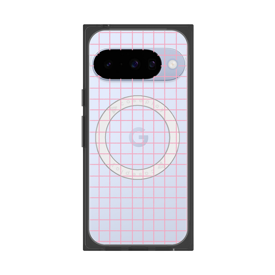 Premium Square Case with Pixelsnap［ Original - Favorite Color Check - Pink ］