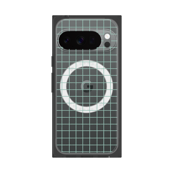 Premium Square Case with Pixelsnap［ Original - Favorite Color Check - Green ］