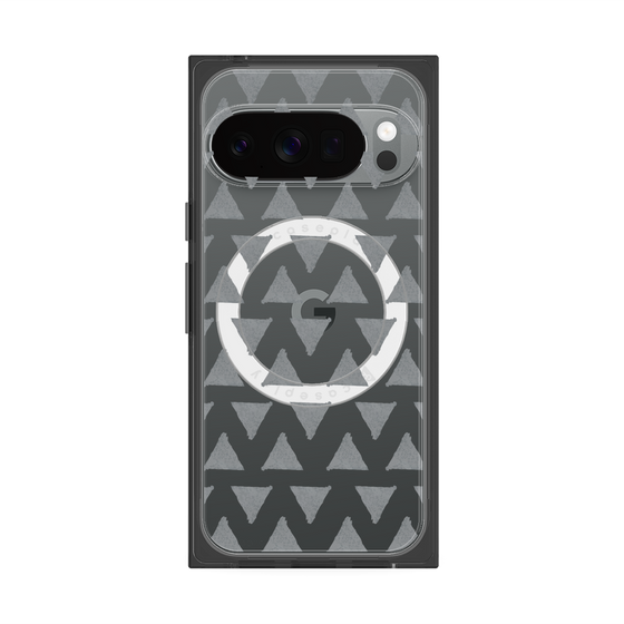 Premium Square Case with Pixelsnap［ Original - Favorite Color Triangle - Black ］