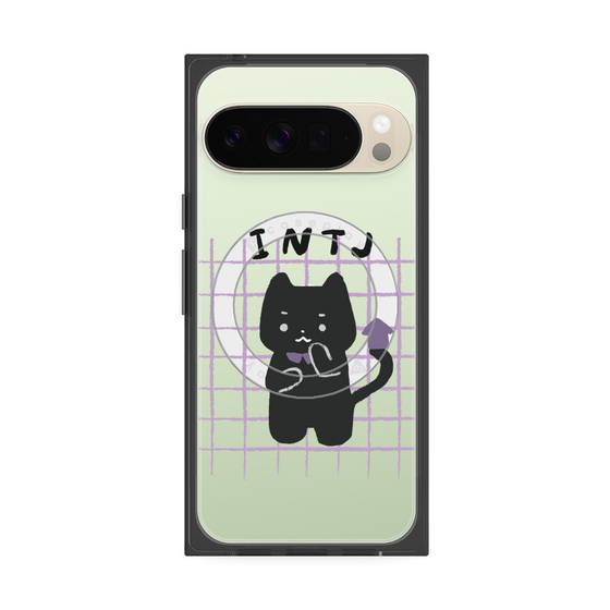 Premium Square Case with Pixelsnap［ Original - INTJ Architect - Character ］