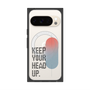 Premium Square Case with Pixelsnap［ Original - Dot Overlay - KEEP YOUR HEAD UP/A ］