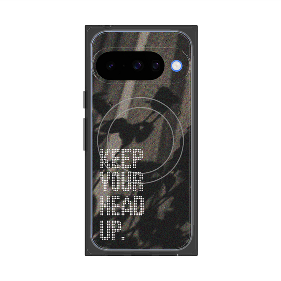 Premium Square Case with Pixelsnap［ Original - Dot Overlay - KEEP YOUR HEAD UP/B ］