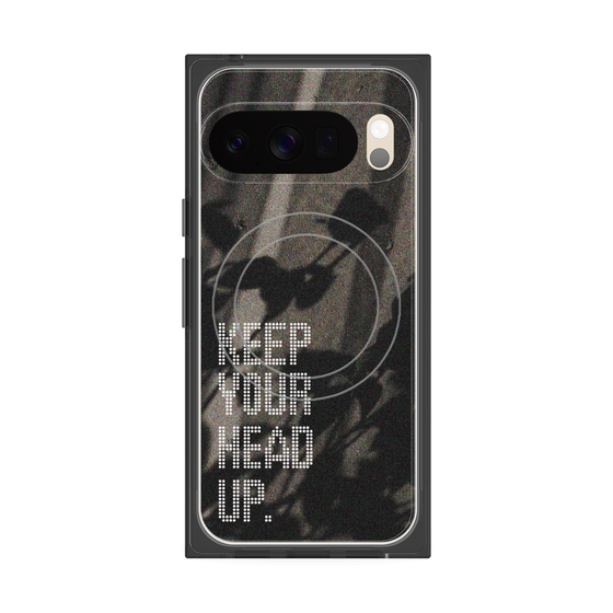 Premium Square Case with Pixelsnap［ Original - Dot Overlay - KEEP YOUR HEAD UP/B ］