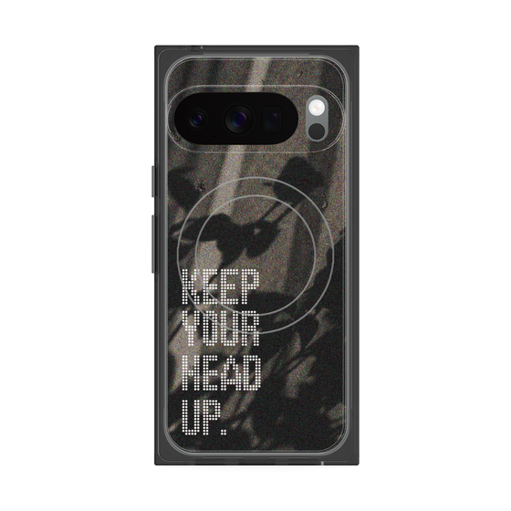 Premium Square Case with Pixelsnap［ Original - Dot Overlay - KEEP YOUR HEAD UP/B ］