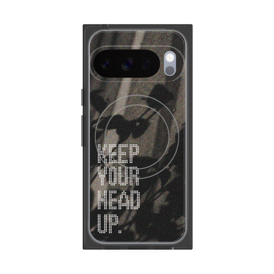 Premium Square Case with Pixelsnap［ Original - Dot Overlay - KEEP YOUR HEAD UP/B ］